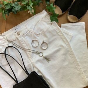 Current/elliot Women's The Stiletto Jeans White